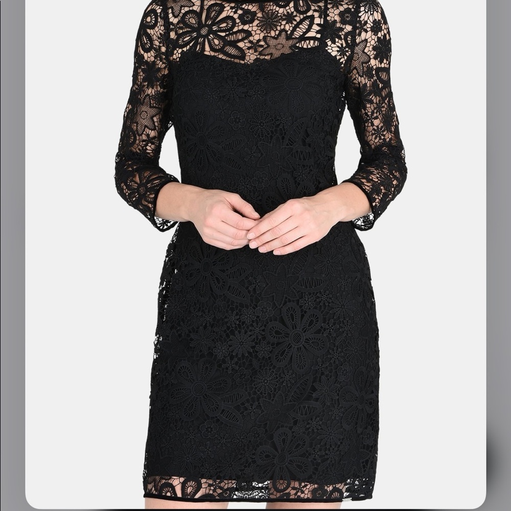 Armani Exchange Floral Lace Dress